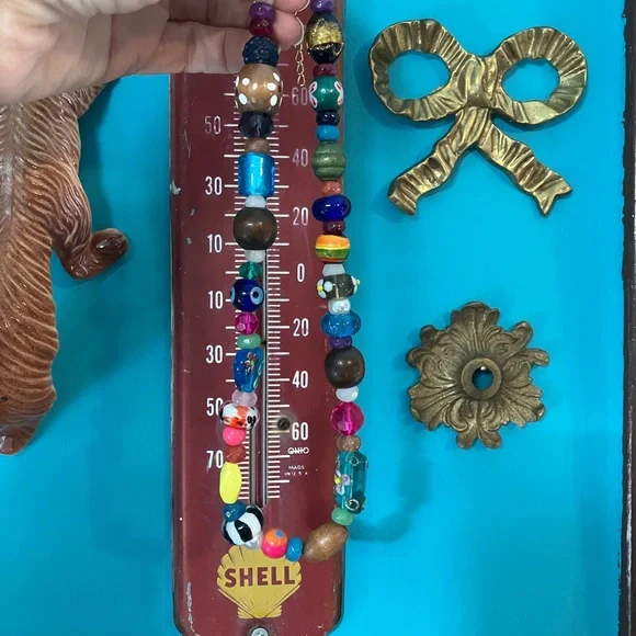 NATURAL LIFE Bohemian Summer Chunky Multicolored Beaded Necklace - Picture 3 of 5